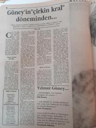 Sinema Gazetesi - 27 Temmuz 2 Ağustos 1991 - Yılmaz Güney'in Çirkin Kral Döneminden - Elia Kazan- Emir Kusturica - Fernando Solanas - Tarkovski-- Billy The Kid