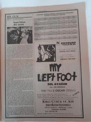 Sinema Gazetesi - 23 29 Temmuz 1990 - Sayı 45 - Ben Ve O Filmi - Griffin Dunne Ve Carrey Lowell Fotoğrafı - İhanet İntikam - James Belushi - K9 - Ölüm Sessizliği - Nefes - Steven Seagal