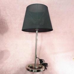 IKEA NYFORS YÜKSEKLİĞİ VE IŞIĞI AYARLANABİLİR METAL KAİDELİ , SİYAH ŞAPKALI MODERN TASARIM ABAJUR