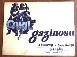 Çakıl Gazinosu - Aksaray - Yenikapı /  Fotoğraf Kabı