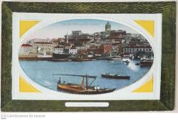 OSMANLI DEVLETİ DÖNEMİ İSTANBUL/GALATA KULESİ ve BOĞAZİÇİ MANZARASI KARTPOSTAL. EDİTÖR : M. B.