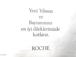 Bedri Rahmi Eyüboğlu - Roche / 17x24 Tebrik kartı
