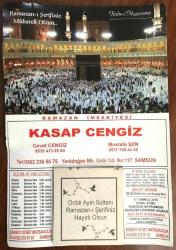 Kasap Cengiz - Ramazan İmsakiyesi + 1 aylık yaprak takvim