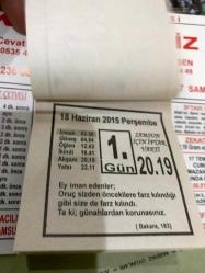 Kasap Cengiz - Ramazan İmsakiyesi + 1 aylık yaprak takvim