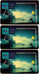 Türk Telekom 1. Yılı Telefon Kartı 3'lü Tam Seri