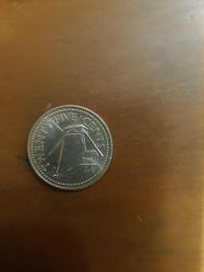 Madeni Para- coin - East Caribbean States $1 One Dollar 2002 - Golden Hind Queen Elizabeth II