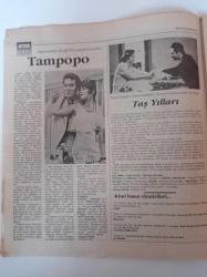 Sinema Gazetesi - 19 25 Eylül 1992 - Christopher Columbus - Gazap Kuşları - Taş Yılları - Tampopo - Seni Seviyorum Rosa - Mustafa Ziya Ülkenciler - Işıl Özgentürk - Themis Bazaka