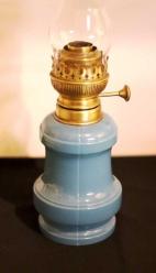 Opalin gaz lambası. 19 y.y. Y 46cm.