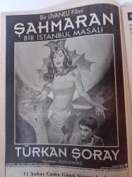 Sinema Gazetesi - 5 Şubat 1994 - Sayı 23 - Şahmaran Bir İstanbul Masalı - Türkan Şoray - Zülfü Livaneli - Şarküteri - Öldüren İçgüdü - Vuruş Mesafesi-