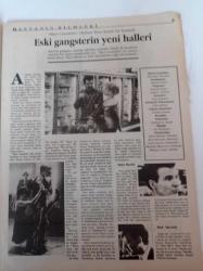 Sinema Gazetesi - 27 Nisan 4 Mayıs 1991 - Sayı 85 - Benim Mavi Cennetim Filminden Bir Kare - Steve Martin Fotoğrafı - Camdan Kalp Filmi - Genco Erkal - Şerif Sezer - Richard Gere - William Hurt