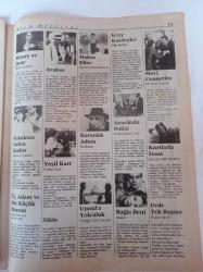 Sinema Gazetesi - 4 Mayıs 10 Mayıs 1991 - Sayı 86 - Yeşil Kart- Avalon- Umud'a Yolculuk- Kurtlarla Dans- Kray Kardeşler - Henry Ve June Filminden Bir Kare - Fred Ward Uma Thurman Fotoğrafı - Makas Eller Hem Yıkıcı Hem Yaratıcı - Cennette Bir Hergele Var- Kevin Costner - Cannes film festivali