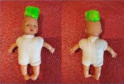 ZAPF PUNK ROCK VİNİL (ET) OYUNCAK BEBEK BİBLO 16 CM