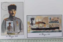 2019 ATATÜRK'ÜN 19 MAYIS 1919 SAMSUNA ÇIKIŞININ ANISINA YAPILAN POSTA KARTLARI NADİR ORİJİNAL SAMSUN PTT DAMGALI VE PULLU ÇOK NADİRDİR