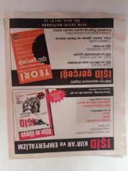 Aydınlık Kitap Gazetesi - 24 Ekim 2014 - Sayı 138 - Dostoyevski 'den İki Karakter Smerdyakov Ve Netoçka Nezvanova - IŞİD-  Ülkü Tamer - Öğretmen O Kadar Çok Ki - Postayla Gelen Deniz Kabuğu - Göçmen Kalem