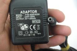 ADAPTOR 3V 200MA    SORUNSUZ ADAPTÖR     (D-KOLİ 6