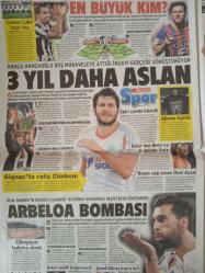 Sözcü Gazetesi,6 Haziran 2015,Recep Tayyip Erdoğan,Kemal Kılıçdaroğlu,Selahattin Demirtaş,Hamza Hamzaoğlu,Fenerbahçe,Galatasaray,Şenol Güneş,Arbeloa,Babel