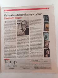 Aydınlık Kitap Gazetesi - 24 Kasım 2017 - Sayı 285 - Oktay Ekşi Fotoğrafı - Gazetecilikte Geçen Yarım Asır - İlker Yücel - Farklılıkların Birliğini Kavrayan Yazar Hermann Hesse - Cumhuriyet'e Kimlik Veren Aydın'a Armağan - Kadire Bozkurt'tan Bir Kalbin Boyutları
