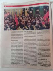 Aydınlık Kitap Gazetesi - 10 Kasım 2017 - Sayı 283 - Lenin Çizimi - Dünyayı Sarsan Ekim Devrimi 100 Yaşında - Dünyayı Sarsan On Gün'ün - Rus Edebiyatı Devrimin Ruhunu Dokuyan Dehalar -Ali Türkşen - Doğu Perinçek