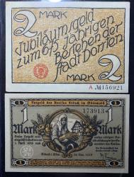 Almanya 1918 1-2 Mark Çil  Notgelt