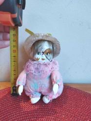 PORSELEN YÜZLÜ PALYAÇO KIZ BEBEK FİGÜR OYUNCAK BİBLO 13 CM
