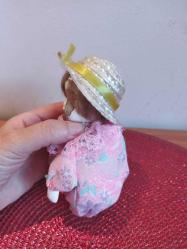 PORSELEN YÜZLÜ PALYAÇO KIZ BEBEK FİGÜR OYUNCAK BİBLO 13 CM