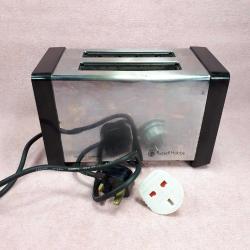 VINTAGE RUSSELL HOBBS KROMAJLI METAL GÖVDELİ EKMEK KIZARTMA MAKİNESİ