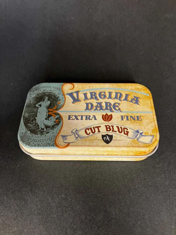 virginia dare tobacco Virginia Dare Vintage Tasarım Metal Kutu - Antika ve Koleksiyon - kitantik