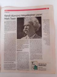 Aydınlık Kitap Gazetesi - 13 Ekim 2017 - Sayı 279 - Halide Edip Adıvar Fotoğrafı - Halka Doğru - Osmanlı'dan Cumhuriyete Araçta Kalan Aydın- Ölümünü Hikayeleştiren Yazar Mark Twain - Yeni Bir Aydınlanma İçin - Kaddafi'yi Niçin Katletmeliyiz