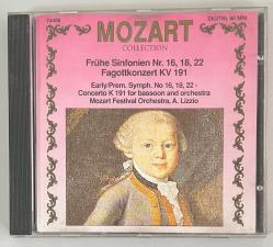 Mozart Collection Frühe Sinfonien Nr. 16,18,22 Fagottkonzert Kv 191  Cd (Orjinal Dönem Baskı)