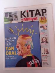 Milliyet Kitap Gazetesi - Kasım 2015 - Tan Oral Fotoğrafı - Mizahın Taçsız Kralı Tan Oral 34. İstanbul Kitap Fuarı'nda- Murathan Mungan - Dikmen Gürün - Yıldız Kenter - Patti Smith - Harita Metod Defteri - Murathan Mungan