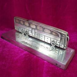 MERCEDES-BENZ YENİ TRAVEGO GÜMÜŞ KAPLAMA METAL YAZIHANE KAĞIT AĞIRLIĞI AKSESUAR