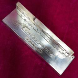 MERCEDES-BENZ YENİ TRAVEGO GÜMÜŞ KAPLAMA METAL YAZIHANE KAĞIT AĞIRLIĞI AKSESUAR