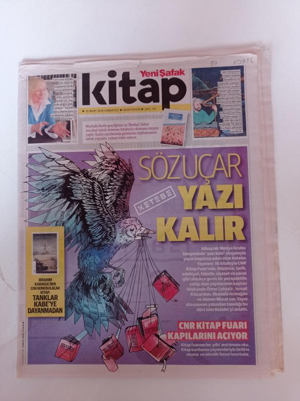 Yeni Şafak Kitap Gazetesi 10 Mart 2018 Sayı 131 Söz Uçar  