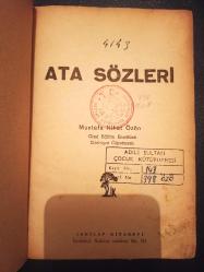 Ata Sözleri - M. Nihat Özün - İnkılâp Kitabevi -