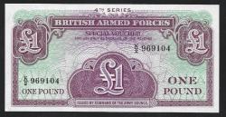 ** İNGİLİZ  ASKERİ  PARASI ( 1 * POUND ) K  2 * 1962 - ÇİL