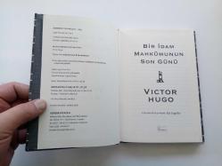 BİR İDAM MAHKUMUNUN SON GÜNÜ (2. EL, CİLTLİ)