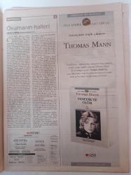 Akşam Kitap Gazetesi - 25 Şubat 2007 - Sayı 16 - Enis Batur Fotoğrafı - Haklı Cinayet Var Mıdır - 1929 Nobel Edebiyat Ödülü - Thomas Mann-Digital Çağın Sanatı-   Vampirler Kraliçesi Anna Rice'ın Başyapıtı Vampirle Görüşme - Yüksek Pencere - Raymond Chadler- -Ahmet Ümit -Serdar Turgut'un Kaleminden Harlan Ellison - Doğan Hızlan Eleştirinin Altın Kuralını Anlattı - Cem Akaş-- Paul Auster Ve Tekinsiz Arkadaşları - Aldatanın Ve Aldatılanın Güncesi - Bir Pop Kültür Klasiği - Bu Kez Hedefi Podyum