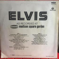 Elvis Presley - Elvis As Recorded At Madison Square Garden / LP / 1972 Turkey / *Rock & Roll*