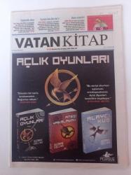 Vatan Kitap Gazetesi - 15 Nisan 2012 - Sayı 98 - Açlık Oyunları - Ateşi Yakalamak - Alaycı Kuş - Suzanne Collins - Darwin'den Dersim'e - Zafer Toprak - Abidin Dino - Osmanlı Borsasında İşlemler - Hava Oyunları