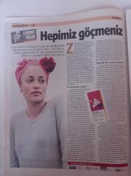 Vatan Kitap Gazetesi - 15 Haziran 2016 - Sayı 148 - Rita Hunter - Güz Fırtınası - Gerçek Hesap Bu - Lontano - Aziz Sancar Ve Nobel'in Öyküsü - Galatı Meşhur - Fahrenheit 451 - Ölümüne Fısıldayan Adam - Yabancı Şahmeran - Gözyaşı Konağı Ada 1876 - Ölülerle Konuşmak
