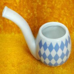 VINTAGE AVRUPA BAVARIA DESENLİ PORSELEN PİPO