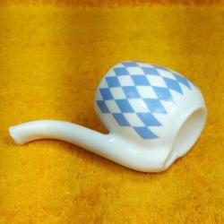 VINTAGE AVRUPA BAVARIA DESENLİ PORSELEN PİPO