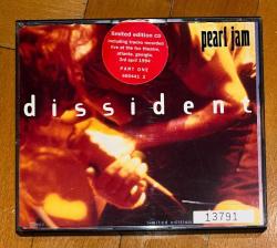 PEARL JAM * DISSIDENT * 1994 * LIMITED EDITION MAXI SINGLE * 2xCD SLIMCASE