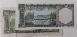 5.EMİSYON 6.TERTİP ERÖR KAYIK BASKI 100 TÜRK LİRASI G20 043482 SERİ NUMARALI KAĞIT PARA NATÜREL ÇİLALTI-ÇOK ÇOK TEMİZ KATALOK;900 DOLAR PEK ÇIKMAZ