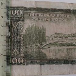 5.EMİSYON 6.TERTİP ERÖR KAYIK BASKI 100 TÜRK LİRASI G20 043482 SERİ NUMARALI KAĞIT PARA NATÜREL ÇİLALTI-ÇOK ÇOK TEMİZ KATALOK;900 DOLAR PEK ÇIKMAZ