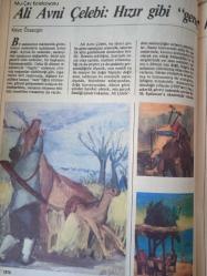Milliyet Sanat Dergisi,Sayı 278,15 Aralık 1991,Gürhan TümeriAli Avni Çelebi,Kaya Özsezgin,Ayfer Coşkun,Küçük İskender,Bülent Berkman,Konur Ertop,Yavuzer Çetinkaya,Sunay Akın,Özdemir Nutku,Füsun Akatlı