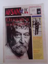 Akşamlık Kültür Sanat Kitap Gazetesi - 7 Mart 2004 - Fikret Otyam Fotoğrafı - Gerald Messadie- Gül Ve Zambak - Jostein Gaarder- Maya-Türk Tefekkürü Tarihi Yeniden - Hilmi Ziya Ülken - Kuşevi'nin Efendisi - İbrahim Yıldırım'ın Eylül Sonu - Paul Ricoeur- Tavus Kuşu - Hüsamettin Koçan Koleksiyonu