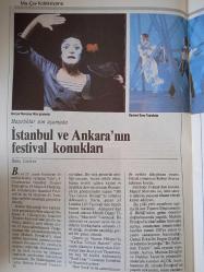 Milliyet Sanat Dergisi,Sayı 287,1 Mayıs 1992,Tango,İstanbul Ve Ankara'nın Festival Konukları,Can Yücel,Zeynep Oral,Atilla Dorsay,Yavuzer Çetinkaya,Sunay Akın