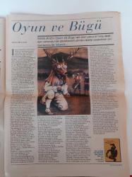 Akşamlık Kültür Sanat Kitap Gazetesi - 18 Ocak 2004 - Hilmi Ziya Ülken Fotoğrafı -  Oyun Ve Bügü- Ülke Degiştiren İnsanlar Türk Tefekkür Tarihi - Diktatörün Mirası - Mario Vargas - Teke Şenliği - Anadolu'da Bir Lord