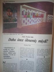 Milliyet Sanat Dergisi,Yeni Dizi 164,15 Mart 1987,Resim ve Edebiyat İlişkileri,Edip Emil Öymen,Yıldız Canpolat,Adnan Binyazar,Zeynep Oral,Mehmet Baydur,Nedim Saban,Faruk Yener,Rekin Teksoy,Berlin Film Şenliği